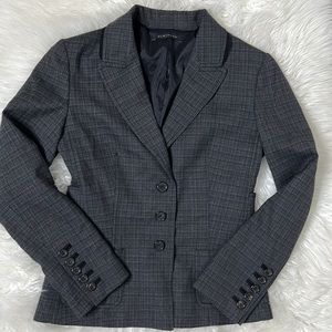 ELIE TAHARI Prin Wool Gray Blazer  Size 2